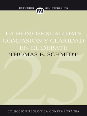 cover image of La homosexualidad